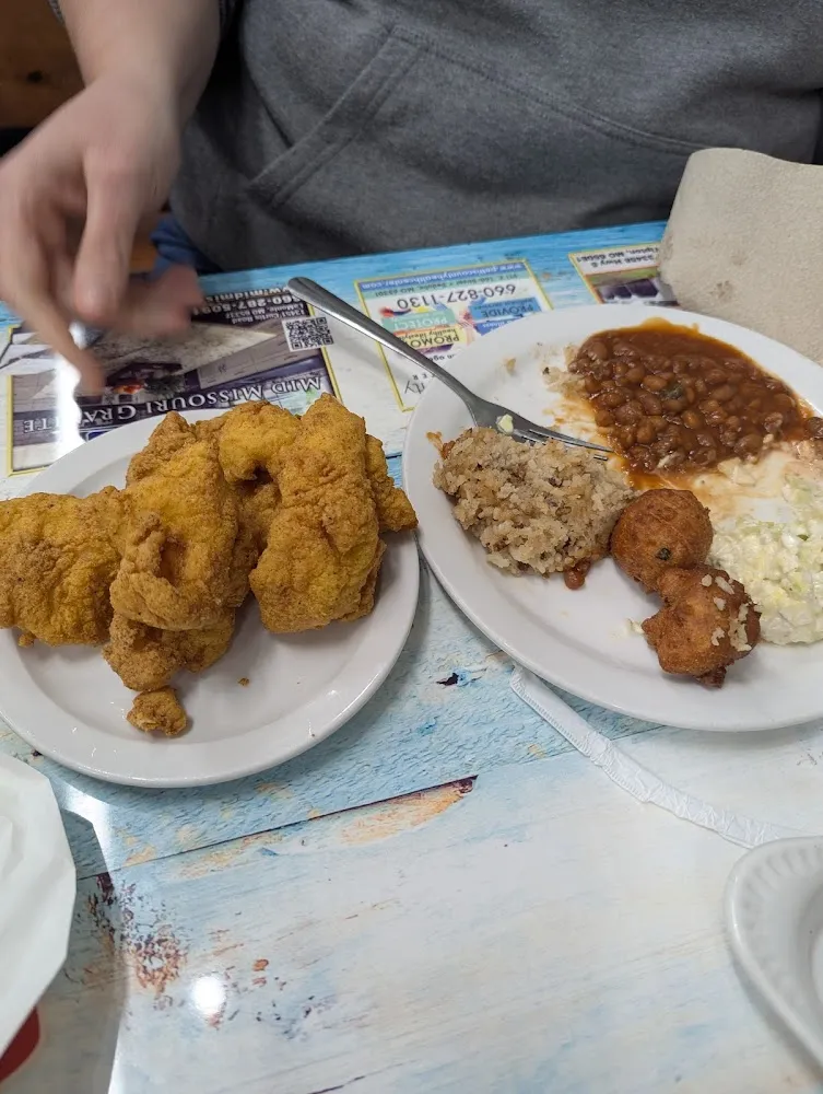 Cajun Mustard Catfish Dinner
